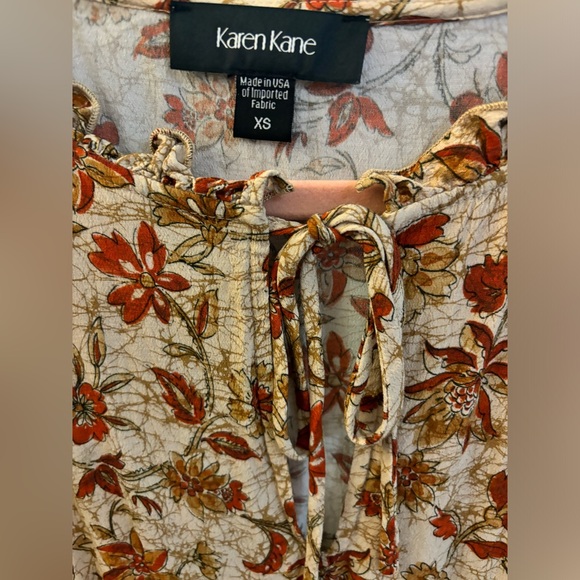 Karen Kane 100% Viscose Midi Boho Dress - Picture 12 of 13